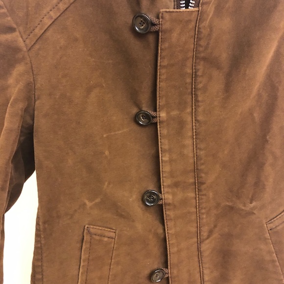 Comme Des Garçons junya watanabe brown hooded coat - Picture 3 of 5